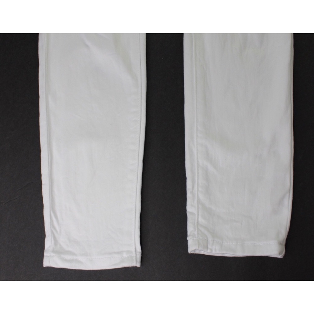 NEW KanCan Destroyed White Stretch Skinny Jeans 24 / 0 - Picture 8 of 12